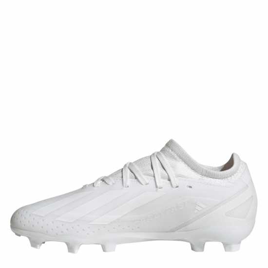 Детски футболни бутонки Adidas X Crazyfast League Junior Firm Ground Boots White/White Adidas X Crazyfast League Junior Firm Ground Boots White/White Детски футболни бутонки