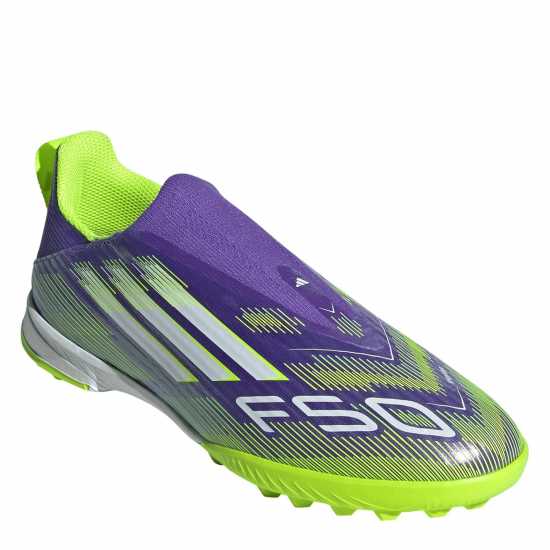 Детски футболни бутонки Adidas F50 League Laceless Juniors Firm Ground Football Boots Adidas F50 League Laceless Juniors Firm Ground Football Boots Детски футболни бутонки