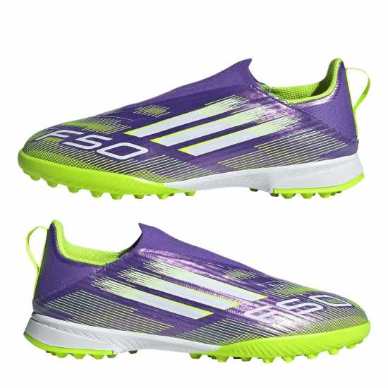 Детски футболни бутонки Adidas F50 League Laceless Juniors Firm Ground Football Boots Adidas F50 League Laceless Juniors Firm Ground Football Boots Детски футболни бутонки