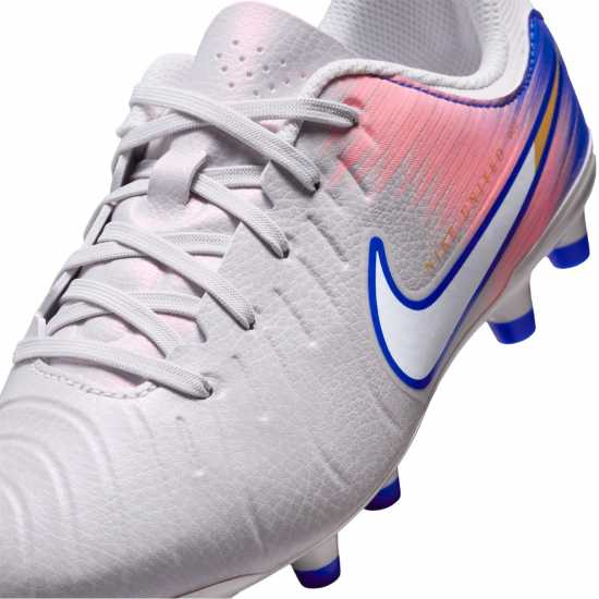 Nike Tiempo Legend 10 Academy Juniors Firm Ground Football Boots Сиво/Синьо 