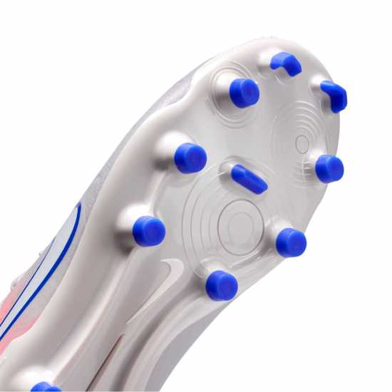 Nike Tiempo Legend 10 Academy Juniors Firm Ground Football Boots Сиво/Синьо 