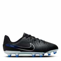 Nike Tiempo Legend 10 Academy Junior Firm Ground Football Boots Black/Chrome Детски футболни бутонки