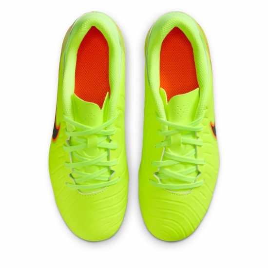 Nike Tiempo Legend 10 Academy Juniors Firm Ground Football Boots Волт/Черен 