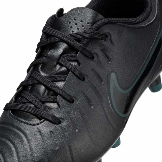 Nike Детски Футболни Бутонки Tiempo Legend 10 Academy Firm Ground Football Boots Junior Черно/Зелено Детски футболни бутонки
