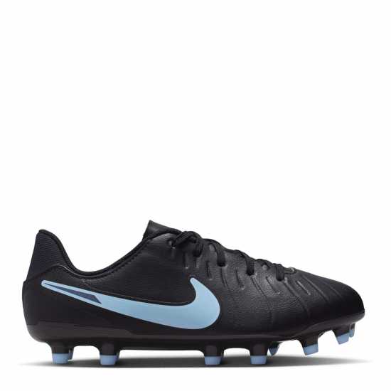 Nike Tiempo Legend 10 Academy Juniors Firm Ground Football Boots Black/Black Детски футболни бутонки