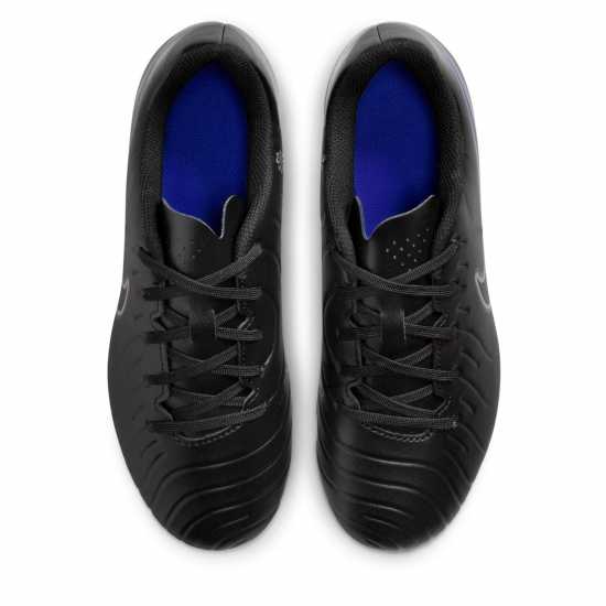 Nike Tiempo Legend 10 Club Junior Firm Ground Football Boots Black/Chrome Детски футболни бутонки