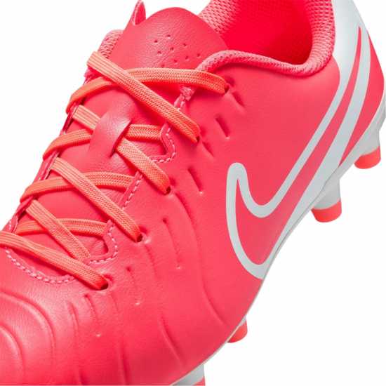 Детски футболни бутонки Nike Tiempo Legend 10 Club Juniors Firm Ground Football Boots Червено/Бяло Nike Tiempo Legend 10 Club Juniors Firm Ground Football Boots Червено/Бяло Детски футболни бутонки
