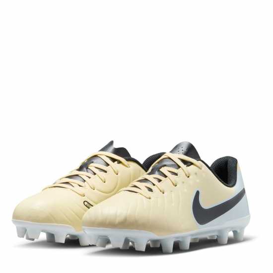 Nike Tiempo Legend 10 Club Juniors Firm Ground Football Boots Lemonade/Black Детски футболни бутонки