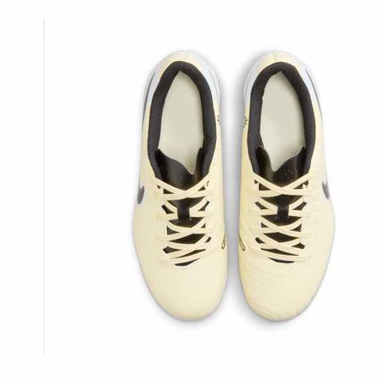 Nike Tiempo Legend 10 Club Juniors Firm Ground Football Boots Lemonade/Black Детски футболни бутонки