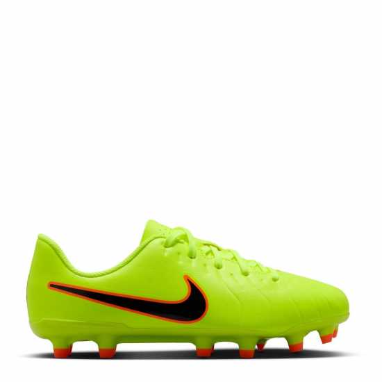 Nike Tiempo Legend 10 Club Juniors Firm Ground Football Boots Волт/Кримсън 