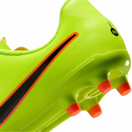 Nike Tiempo Legend 10 Club Juniors Firm Ground Football Boots Волт/Кримсън 