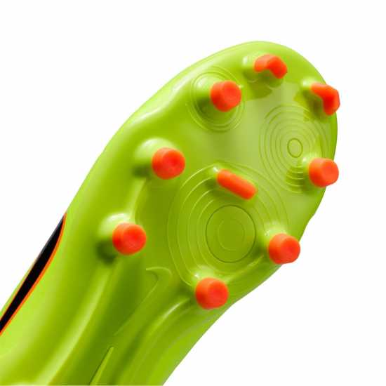 Nike Tiempo Legend 10 Club Juniors Firm Ground Football Boots Волт/Кримсън 