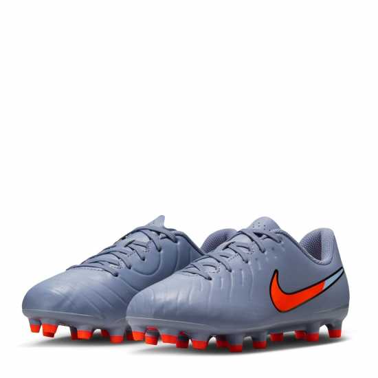 Nike Tiempo Legend 10 Club Juniors Firm Ground Football Boots Blue/Black Детски футболни бутонки