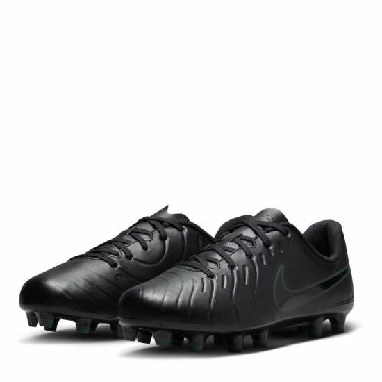Nike Tiempo Legend 10 Club Juniors Firm Ground Football Boots Черно/Зелено Детски футболни бутонки