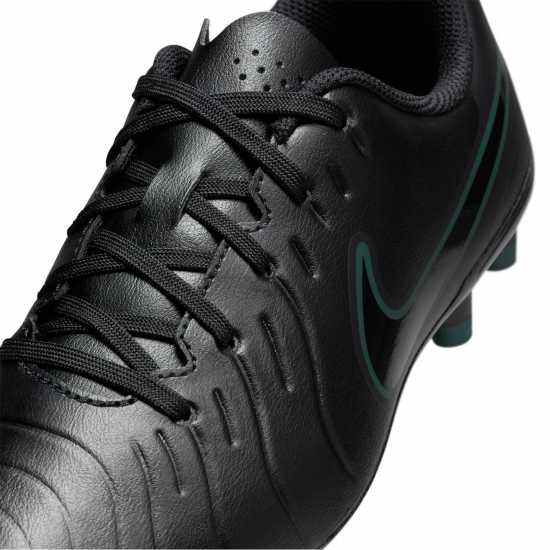 Nike Tiempo Legend 10 Club Juniors Firm Ground Football Boots Черно/Зелено Детски футболни бутонки