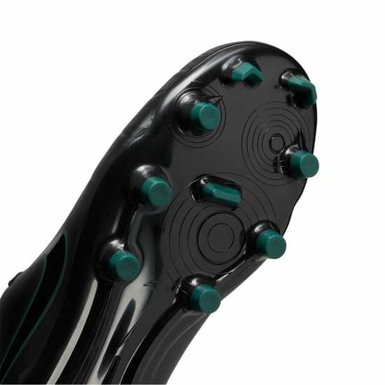 Nike Tiempo Legend 10 Club Juniors Firm Ground Football Boots Черно/Зелено Детски футболни бутонки