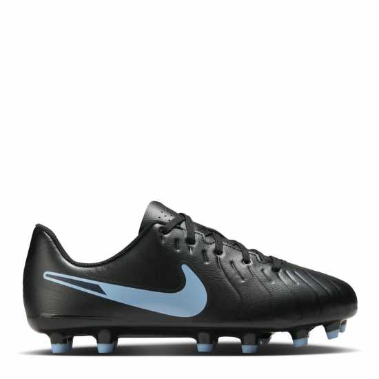 Nike Tiempo Legend 10 Club Juniors Firm Ground Football Boots Black/Black Детски футболни бутонки