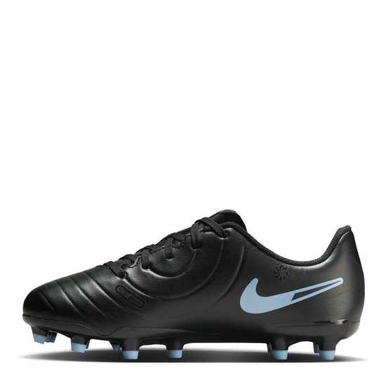 Nike Tiempo Legend 10 Club Juniors Firm Ground Football Boots Black/Black Детски футболни бутонки