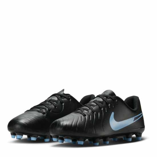Nike Tiempo Legend 10 Club Juniors Firm Ground Football Boots Black/Black Детски футболни бутонки
