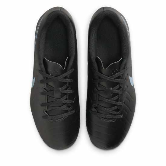 Nike Tiempo Legend 10 Club Juniors Firm Ground Football Boots Black/Black Детски футболни бутонки