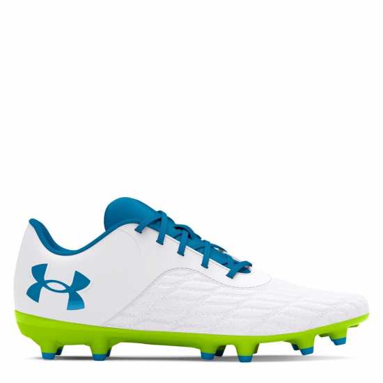 Under Armour Magnetico Select Junior Firm Ground Football Boots White/Yellow Детски футболни бутонки