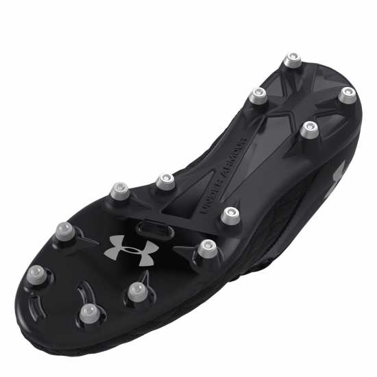 Under Armour Magnetico Select Junior Firm Ground Football Boots Black/Black Детски футболни бутонки