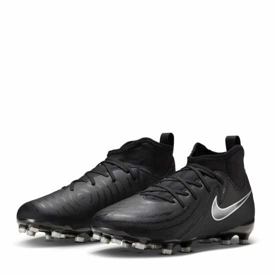 Nike Phantom Luna Ii Academy Junior Firm Ground Football Boots Black/Black Детски футболни бутонки