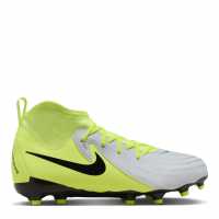 Nike Детски Футболни Бутонки Phantom Luna Ii Academy Firm Ground Football Boots Junior Сребро/Волт Детски футболни бутонки