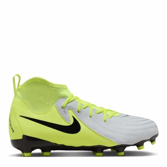 Nike Детски Футболни Бутонки Phantom Luna Ii Academy Firm Ground Football Boots Junior Сребро/Волт Детски футболни бутонки