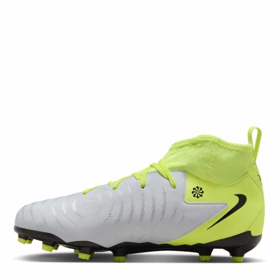 Nike Детски Футболни Бутонки Phantom Luna Ii Academy Firm Ground Football Boots Junior Сребро/Волт Детски футболни бутонки