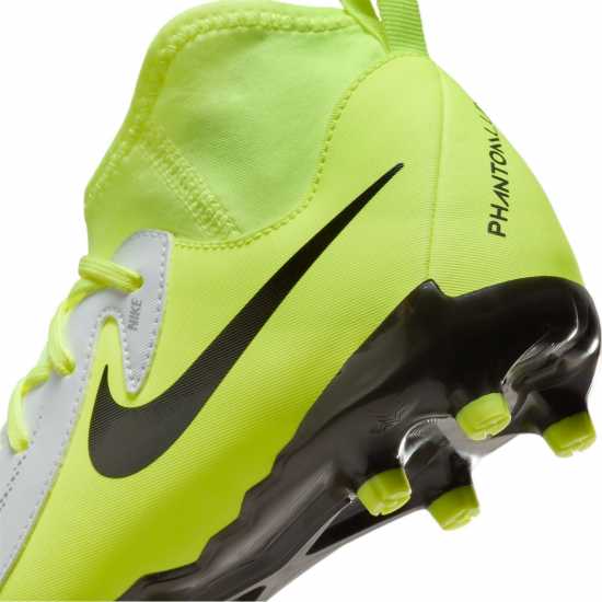 Nike Детски Футболни Бутонки Phantom Luna Ii Academy Firm Ground Football Boots Junior Сребро/Волт Детски футболни бутонки