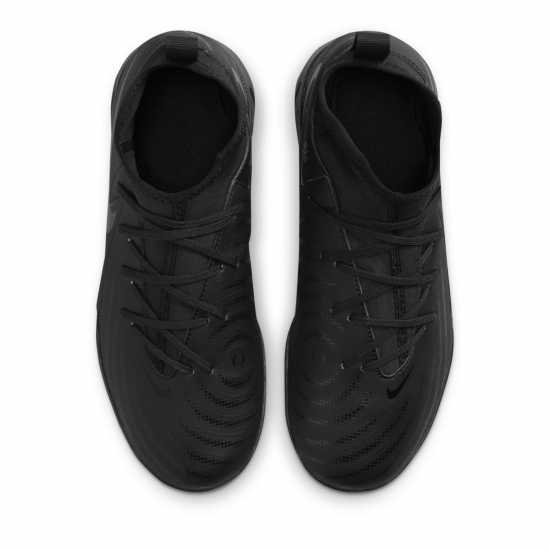 Nike Детски Футболни Бутонки Phantom Luna Ii Academy Firm Ground Football Boots Junior Черно/Зелено Детски футболни бутонки