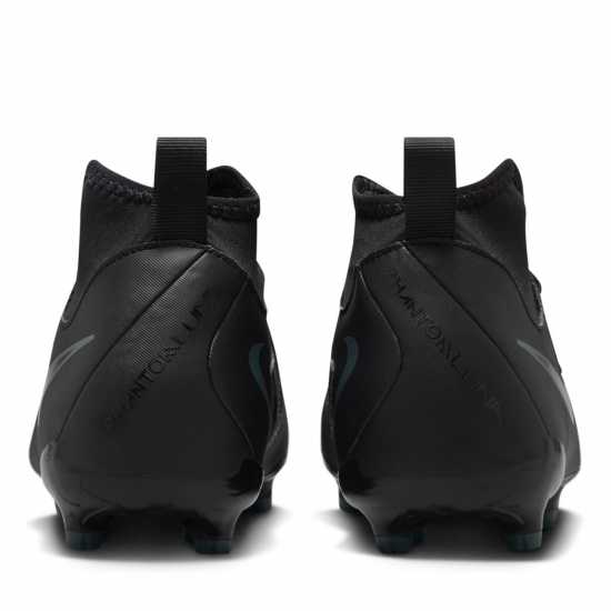 Nike Детски Футболни Бутонки Phantom Luna Ii Academy Firm Ground Football Boots Junior Черно/Зелено Детски футболни бутонки