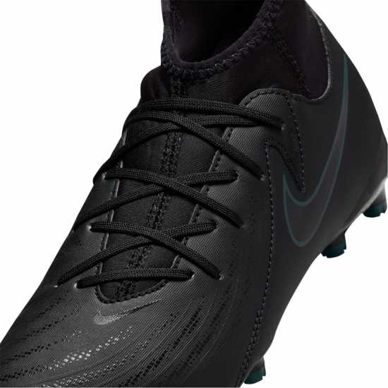 Nike Детски Футболни Бутонки Phantom Luna Ii Academy Firm Ground Football Boots Junior Черно/Зелено Детски футболни бутонки