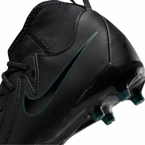 Nike Детски Футболни Бутонки Phantom Luna Ii Academy Firm Ground Football Boots Junior Черно/Зелено Детски футболни бутонки