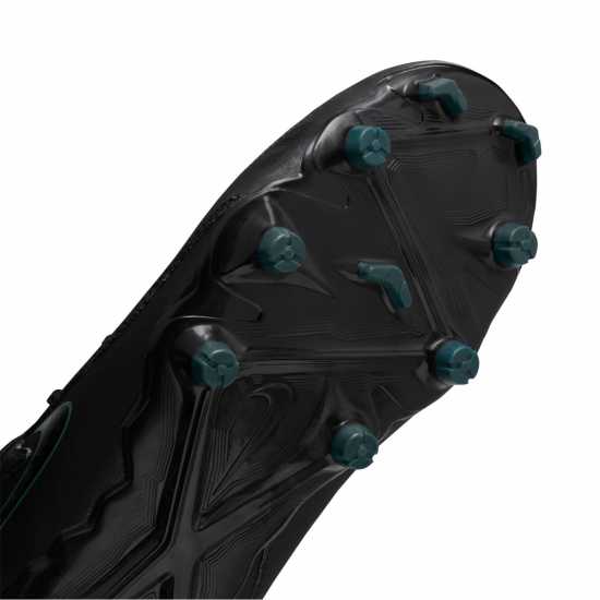 Nike Детски Футболни Бутонки Phantom Luna Ii Academy Firm Ground Football Boots Junior Черно/Зелено Детски футболни бутонки