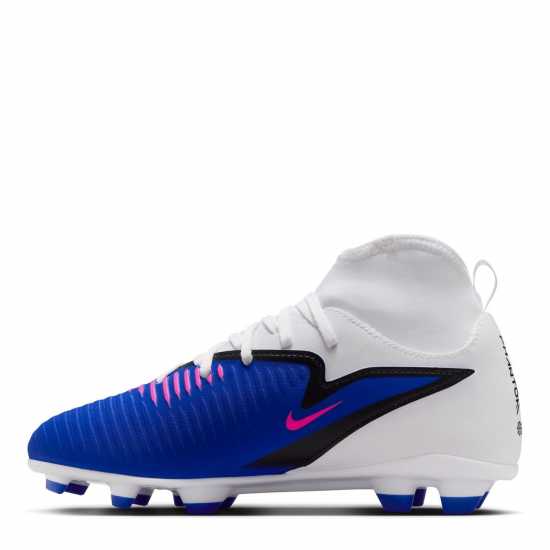 Nike Phantom 6 Club Juniors Multi-Ground Football Boots Blue/Wht/Pink 