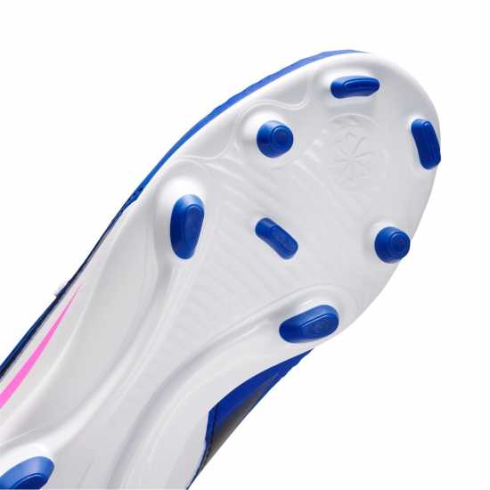 Nike Phantom 6 Club Juniors Multi-Ground Football Boots Blue/Wht/Pink 
