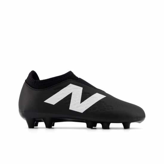 Детски Футболни Бутонки New Balance Tekela V4+ Magique Firm Ground Junior Football Boots Черно/Бяло Детски футболни бутонки