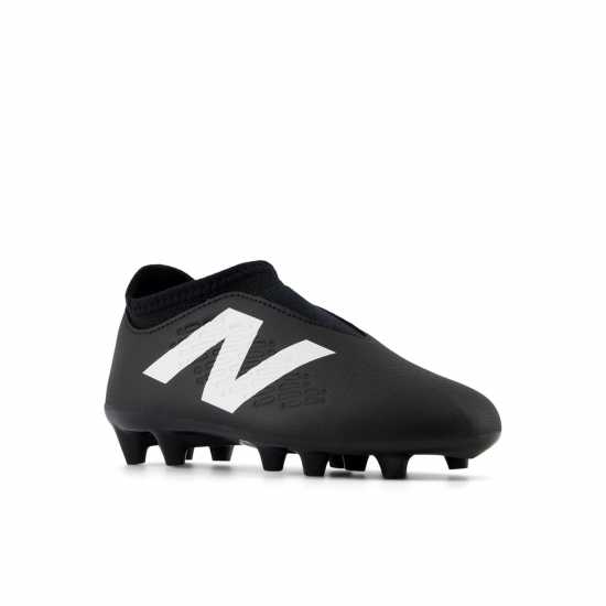 Детски Футболни Бутонки New Balance Tekela V4+ Magique Firm Ground Junior Football Boots Черно/Бяло Детски футболни бутонки