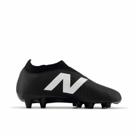 Детски Футболни Бутонки New Balance Tekela V4+ Magique Firm Ground Junior Football Boots Черно/Бяло Детски футболни бутонки