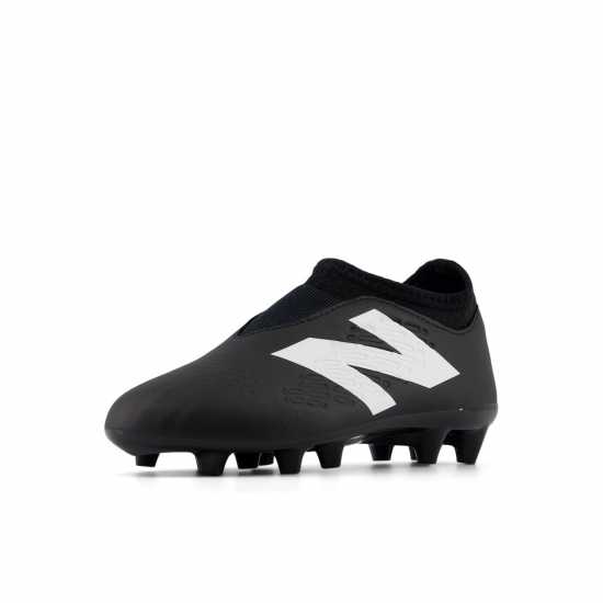 Детски Футболни Бутонки New Balance Tekela V4+ Magique Firm Ground Junior Football Boots Черно/Бяло Детски футболни бутонки