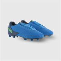 Oneills Детски Футболни Бутонки Meteor Firm Ground Football Boots Junior Кралски/Лайм Детски футболни бутонки