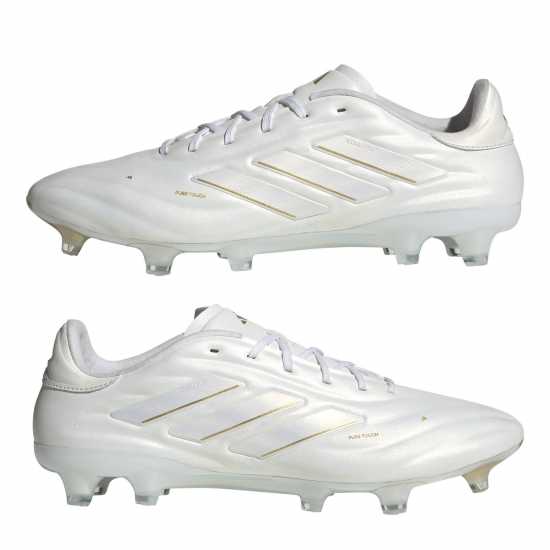 Adidas Copa Pure 2 Elite Firm Ground Football Boots Ftwr White Детски футболни бутонки