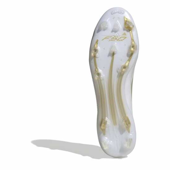 adidas F50 Elite Juniors Firm Ground Football Boots ftwr бяло 