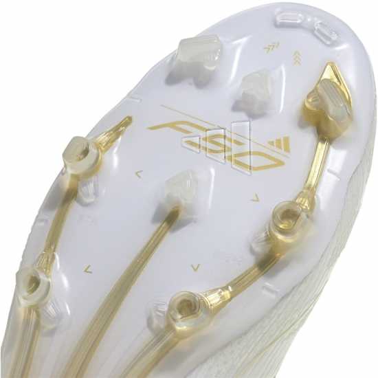 adidas F50 Elite Juniors Firm Ground Football Boots ftwr бяло 