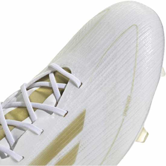 adidas F50 Elite Juniors Firm Ground Football Boots ftwr бяло 