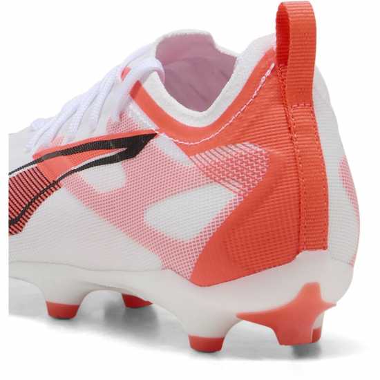 Puma Ultra Pro Junior Firm Ground Football Boots White/Red Формула Пакет