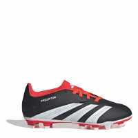 Adidas Predator 24 Club Junior Flexible Ground Football Boots Black/White/Red 