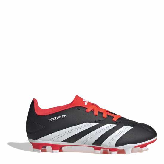 Adidas Predator 24 Club Junior Flexible Ground Football Boots Black/White/Red 